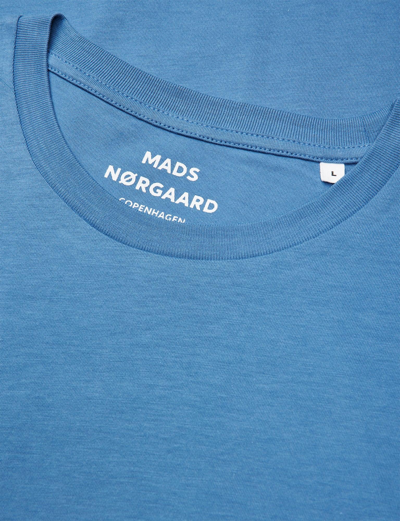 Mads Nørgaard Riviera Thor Fine Jersey T-Shirt Herren blau